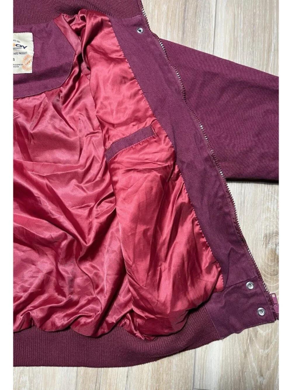Big Boy North Carolina Central University Red Bomber Jacket - Size Small - Picture 14 of 16